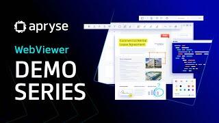 Introduction - Apryse WebViewer Demo Series