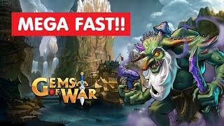 Gems of War World Event Gods Must Be Crazy Team! Fastest best strategy?