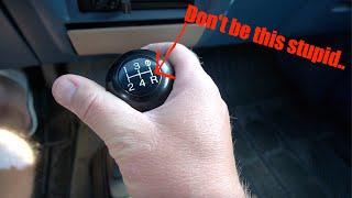 What Happens If You Put A MANUAL Transmission In REVERSE While Driving?