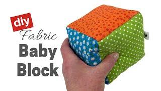 How to Sew Soft Fabric Baby Blocks