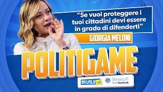 Giorgia Meloni: SÌ DIFESA e gestione MIGRANTI comune, difesa AMBIENTE e LAVORO insieme | Europee
