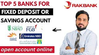 Top 5 banks for fixed deposits in uae| best banks for high interest rates