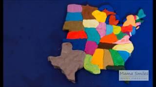 Mapping the United States Using Play-Doh