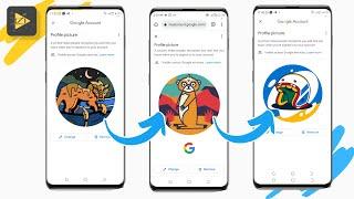 How To Add Illustration Art as Your Gmail/Google Account Profile Picture in Mobile 2022