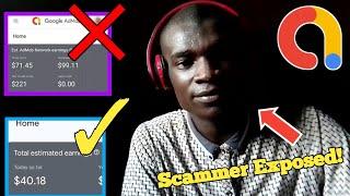 Exposing Admob Scammers/Fake Admob Earnings and Self Click Apps - Be Warned!