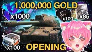 The BIGGEST OPENING EVER! Crates Worth OVER $2500! - 1,000,000 GOLD!