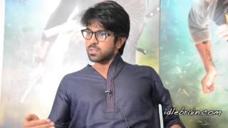 Ram Charan about clash with Rudramadevi and Akhil - idlebrain.com