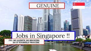 Jobs in SINGAPORE  |  Singapore Jobs, No brokers, No agents, just do it yourself!! || BUXTON.