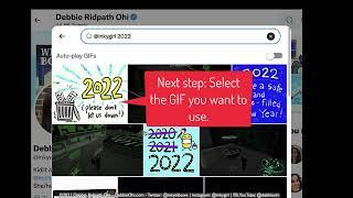 *Updated* How to use my gifs in Twitter (easier now that I'm a Verified GIPHY Artist!)