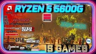 VEGA 7 in 15 GAMES | Ryzen 5 5600G |  Gaming Test in 2024