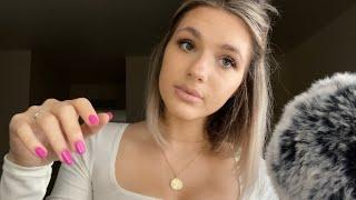 ASMR| Close Whisper Ramble| Neighborhood Gossip W Hand Movements