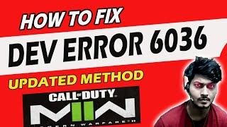 Dev Error 6036 #mw2 fix | How to fix modern warfare 2 dev error #6036 ps4/#ps5 || by borntoplaygames