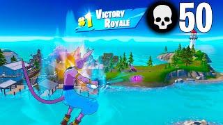 50 Elimination Solo vs Squads Win Full Gameplay (Fortnite Chapter 3 *World Record*)