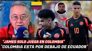 PRENSA BOLIVIANA: "Colombia esta muy por debajo de ecuador y Uruguay" - ¡CRITICAS a JAMES!