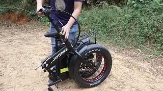 HOTEBIKE | Space saving foldable electric bike