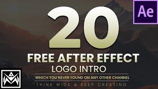 Best 20 New Logo Intro After Effects Template Free Download