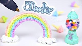 DRAWING IN 3D - 3Doodler Printing Pen Creations - Tutorial | SoCraftastic