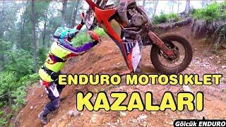Arazide ENDURO(Cross) Motosiklet Kazaları Nasıl Olur ?  - ENDURO Dirtbike Crash