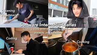 Life as an 18y/o Tech Intern Vlog‍: Coding, Cooking, and Karaoke!