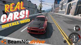 2024 BeamNG Easy Guide to MOD Real Cars ( Tutorial for Beginners BeamNG Drive )