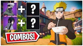 *NEW* NARUTO, SASUKE, KAKASHI, SAKURA COMBOS in Fortnite (Full Combos)