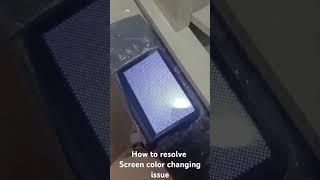 Xerox 5755 - How to resolve screen color changing issue