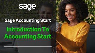 Sage (UK): Sage Business Cloud Accounting Start - Introduction