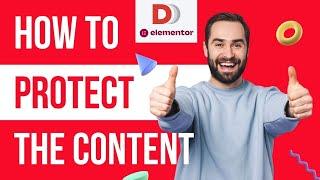 How to Create Password Protected Content using Elementor & Dynamic.ooo