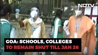 Goa Shuts Schools, Colleges; Announces Night Curfew Amid COVID-19 Surge