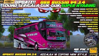 UPDATE !! OBB BUSSID V4.3.4 TERBARU SOUND SERIGALA GUK GUK SUPER NYARING RUNTEXT MATA GRAFIK ETS2