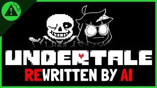 UNDERTALE but an AI REWROTE IT
