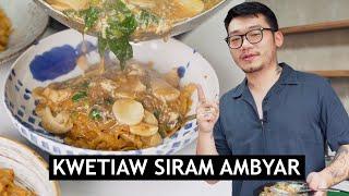 DIPETIAW - DINGIN PENGEN KWETIAW SIRAM AMBYAR - RESEP KWETIAW SIRAM TERENAK ALA RUMAHAN SINI DEBAT.