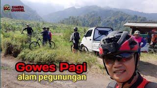 Gowes pagi alam pegunungan Poncokusumo Malang