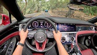 2023 Bentley Continental GTC Azure V8 - POV First Impressions