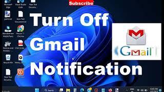 How to Turn Off Gmail Sound Notification on Desktop Windows 11