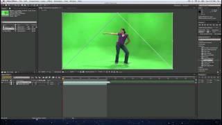 How to do a key or green screen  effect in Adobe After Effects CS6