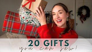 20 Handmade Gift Ideas You Can SEW!  | Holiday Sewing Patterns & DIY Gift Inspiration