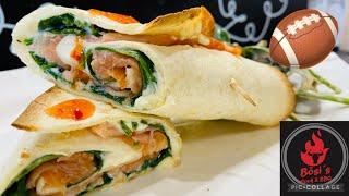 #099A: The Road To Super Bowl 2022 - Part 1 | SALMON BLUE CHEESE TACO ROLLS by Andreas Rummel