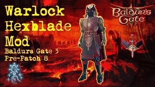 BG3 - Warlock Build - Hexblade Mod - Pre Patch 8: 600+ DMG/4+ Attacks - Solo Honor Mode Ready!