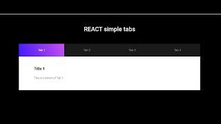 Build React.js Material-UI Multiple Tabs Layout Component Using Array of Objects in JSX & Javascript