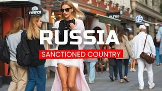  MOSCOW, RUSSIA: Walk in MOST SANCTIONED COUNTRY in the WORLD!