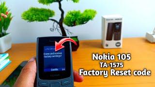 Nokia 105 ( TA-1575 ) hard reset security code // Nokia TA-1575 restore factory setting