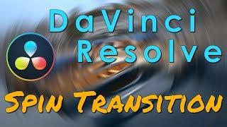Spin Transition Tutorial DaVinci Resolve [NO PLUGINS]