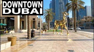 Downtown Dubai Complete Walk | 4K | Dubai Tourist Attraction