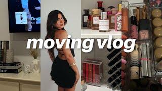 MOVING VLOG: decorating, vanity organization, furniture delivery — ep. 4