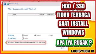 MENGATASI HARDISK TIDAK TERBACA SAAT INSTALL WINDOWS #RapidStorageTechnology