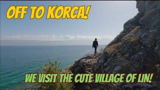 KORCA, ALBANIA - DRIVE THIS WAY! AMAZING TINY VILLAGE VIEW OF LAKE OHRID!