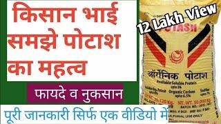 पोटाश खाद की पूरी जानकारी | पोटाश का प्रयोग कैसे करें | Potash fertilizer for plant | Potash khad