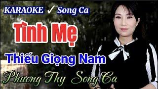 Tình Mẹ - Karaoke Thiếu Giọng Nam - Song Ca Cùng Phương Thy - Beat Nhạc Gia Huy