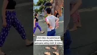 viral video || dua perempuan rambut pirang adu mekanik #viralvideo #viralmanado #manado